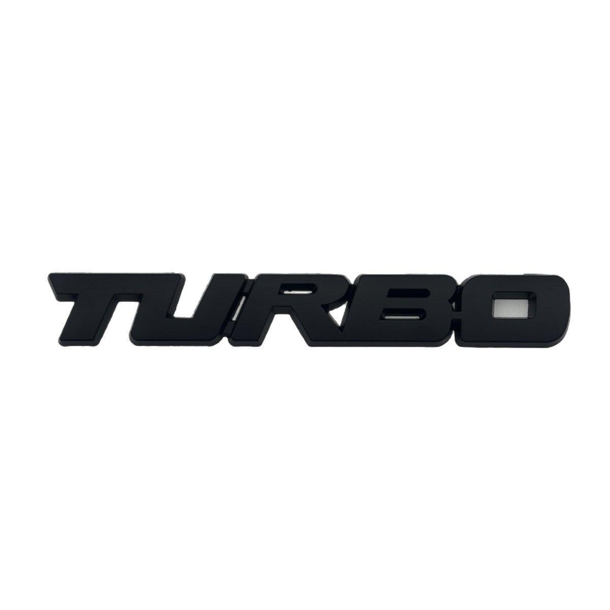 

Large Turbocharged Sport Metal Car Emblem Tailgate Decal чорний