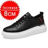 Lässige Herren Schuhe mit Absatzerhöhung Schuhe für Männer mit Höhenerhöhung Weiße Schuhe Schwarze Schuhe 6/8CM Hohe Schuhe Lift-Sneakers