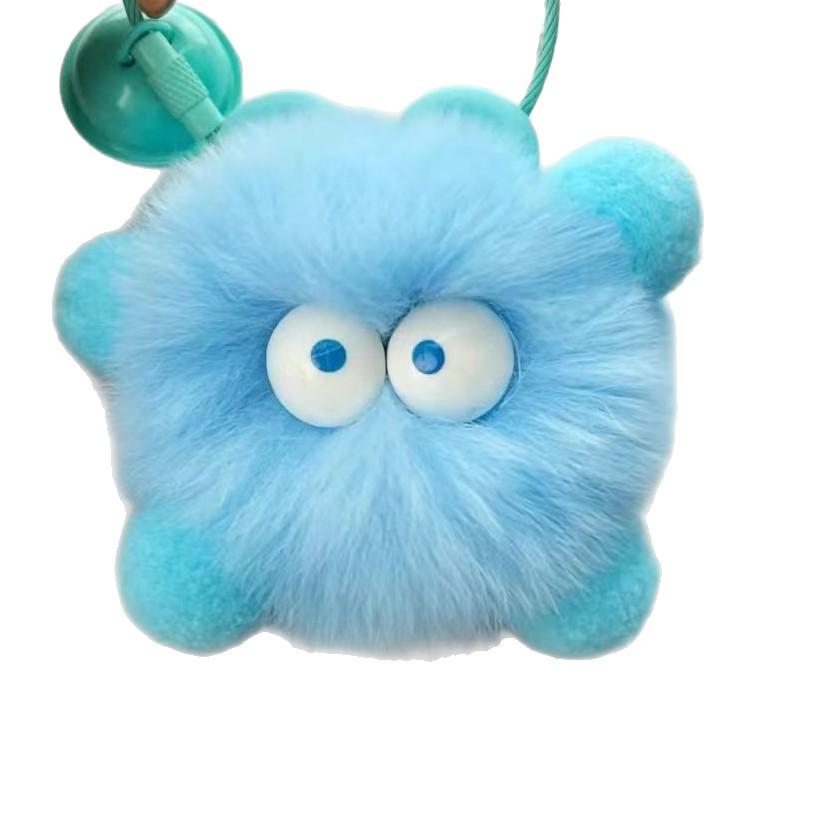 INS Style Cute Rabbit Fur Elf Plush Keychain Pendant