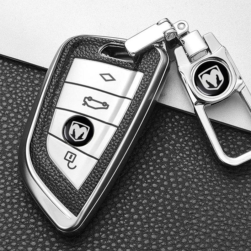 2/5/10Pcs 14MM Remote Car Key Stickers Emblem Accessories for Dodge SXT Challenger Charger RAM 1500 Stratus Dart Dakota Charger Avengr Durango