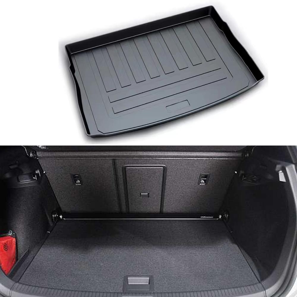 Special Rear Trunk Mat for Volkswagen WV Golf 7 7.5 Mk7 GTI R Hatchback 2013~2020 Waterproof Pad Trunk Storage Space Accessories