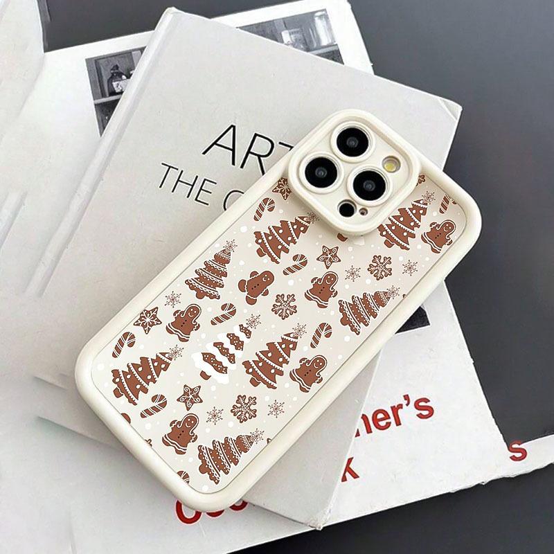 Christmas Tree Graphic Phone Case for iPhone 16 15 14 13 12 11 X XR Xs SE2 SE 8 7 Plus Pro Max Mini Silicone Back Cover