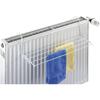 WENKO Etendoir Radiateur À Suspendre, Séchoir À Linge Peu Encombrant Pour Le Balcon, Radiateur, Baignoire, Métal, 59 X 16 Cm, Blanc