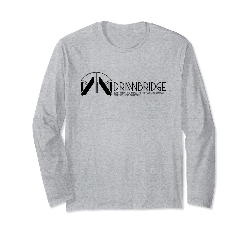 Drawbridge Logo Death Stranding Video Gaming Merch Long Sleeve T-Shirt