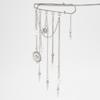 Multi-Functional Evil Eye Brooch Chain Tassel Anklet Pant Pin Faux Pearl Adjustable All-Match Gothic Jewelry for Women