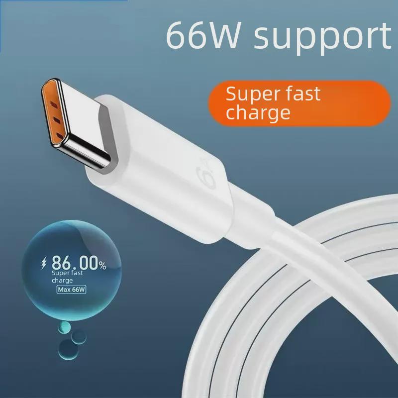 Huawei 6A Fast Charging Honor Type-C Cable for P50/P40/P30/Mate50P Mobile & Vivo