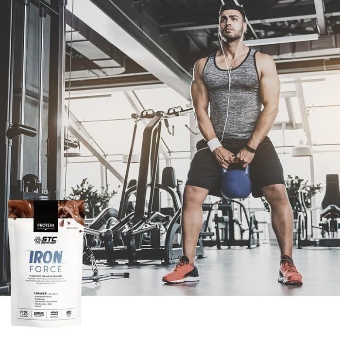 STC Nutrition Iron Force Protein Doypack Saveur Vanille 750g