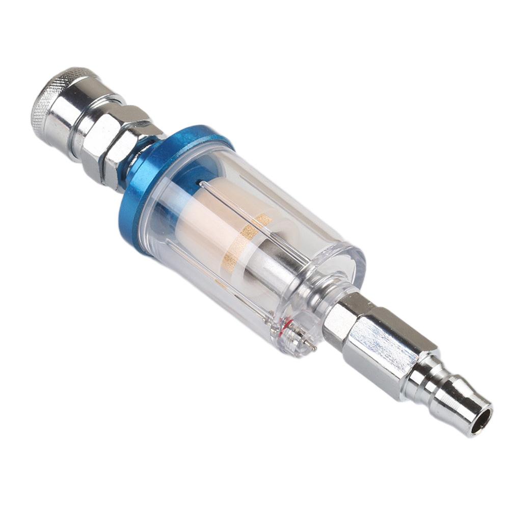 1 Stück Luftregler-Manometer Inline Öl-Wasserabscheider Filter Pneumatische Werkzeuge Für Airbrush Sprüh-Luftregler-Manometer Zubehör