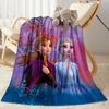 Frozen Friends Adventure Blanket Durable Comfort Suitable for Bedding Bed Livingroom Four Seasons Multipurpose Playful Design