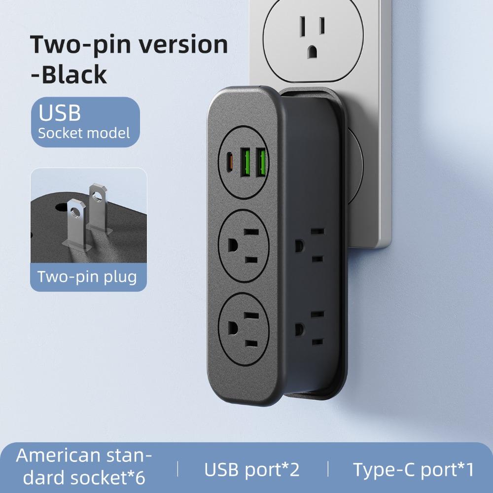 21 Holes Travel Power Strip 6 Outlet Power Strip with USB Compact Extension Cord  Canada