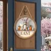 Egg Door Hanging Ornaments Rabbit Easter Day Door Decoration  Indoor Outdoor Use