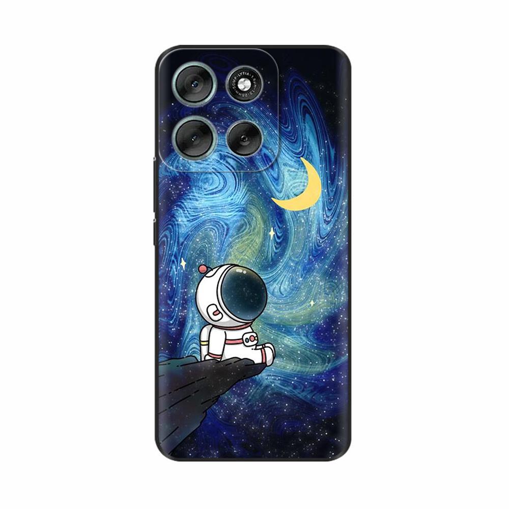 For Motorola Moto G56 5G Case Cute Print Cover Soft Black Silicone Bumper Phone Cases For Moto G86 MotoG86 G 56 Back Cover Funda
