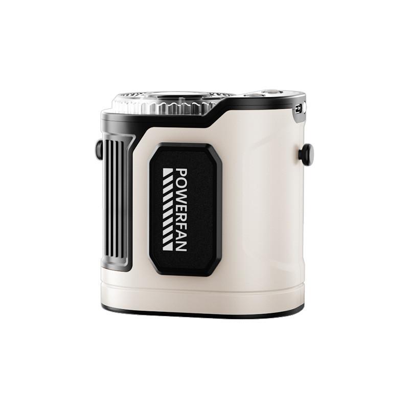 Outdoor Waist Fan With Rechargeable Battery For Camping And Travel