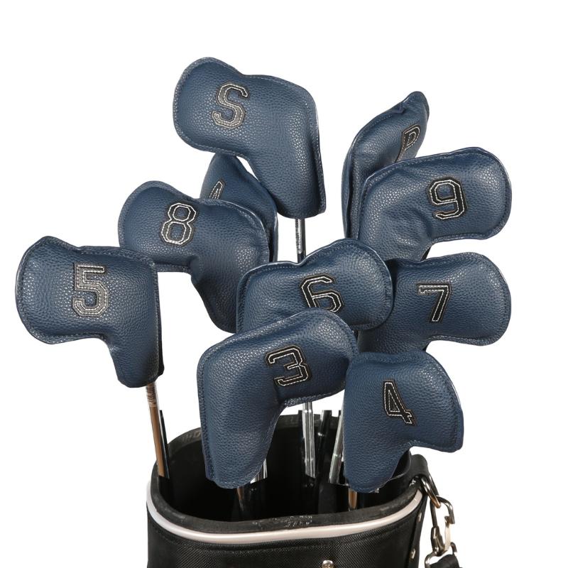 10Pcs Golfs Head Protective Cover for Drivers Golfs Head Cover Putter Protective Guard Golfs Iron Headcover Club Cover