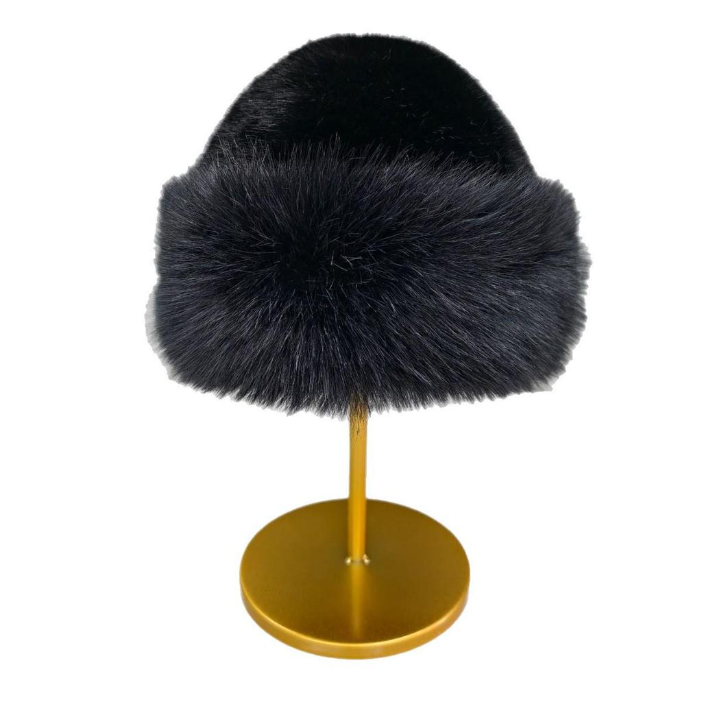 Mongolian Plush Fur Hat, 2025 Edition: Thick Winter Ear Protection, Ethnic Style, Versatile for Large Head Sizes, Fisherman Design