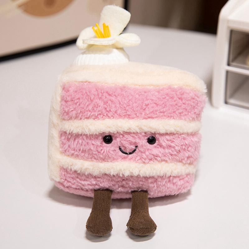 Love Barcelona Bear Doll Taro Mud Milk Tea Plush Toys Simulated Bread Dessert Soothing Doll