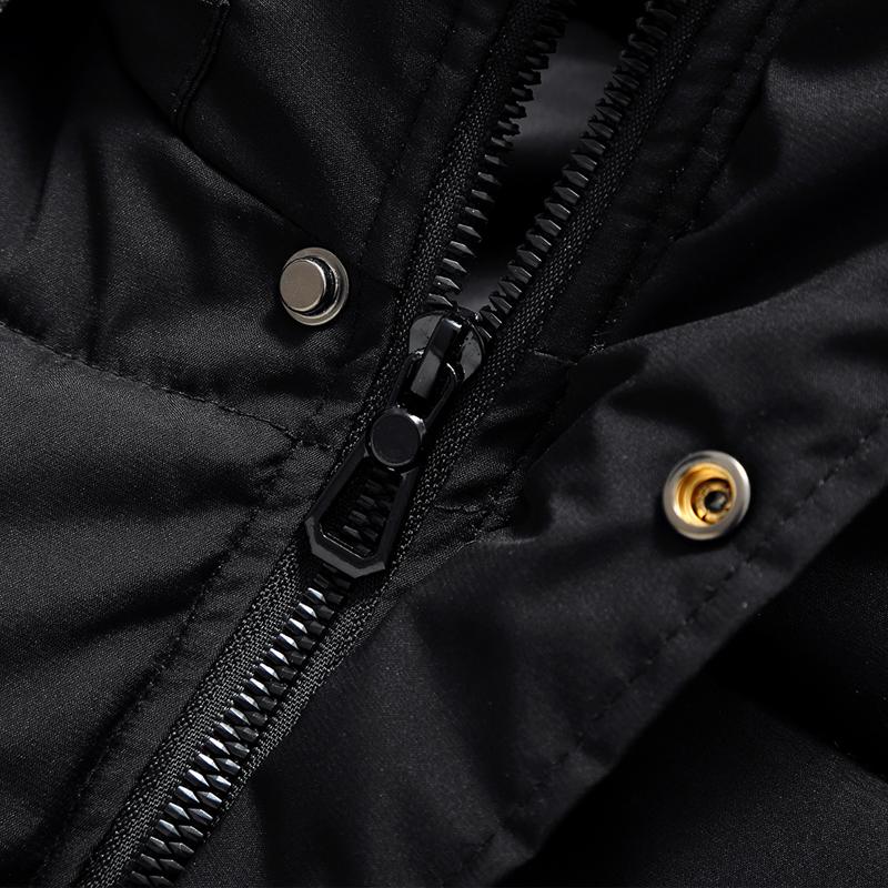 Fashion Winter Sleeveless Parkas Man Long Vest Hooded Plus Size Casual Thick Warm Outerwear Men Jackets