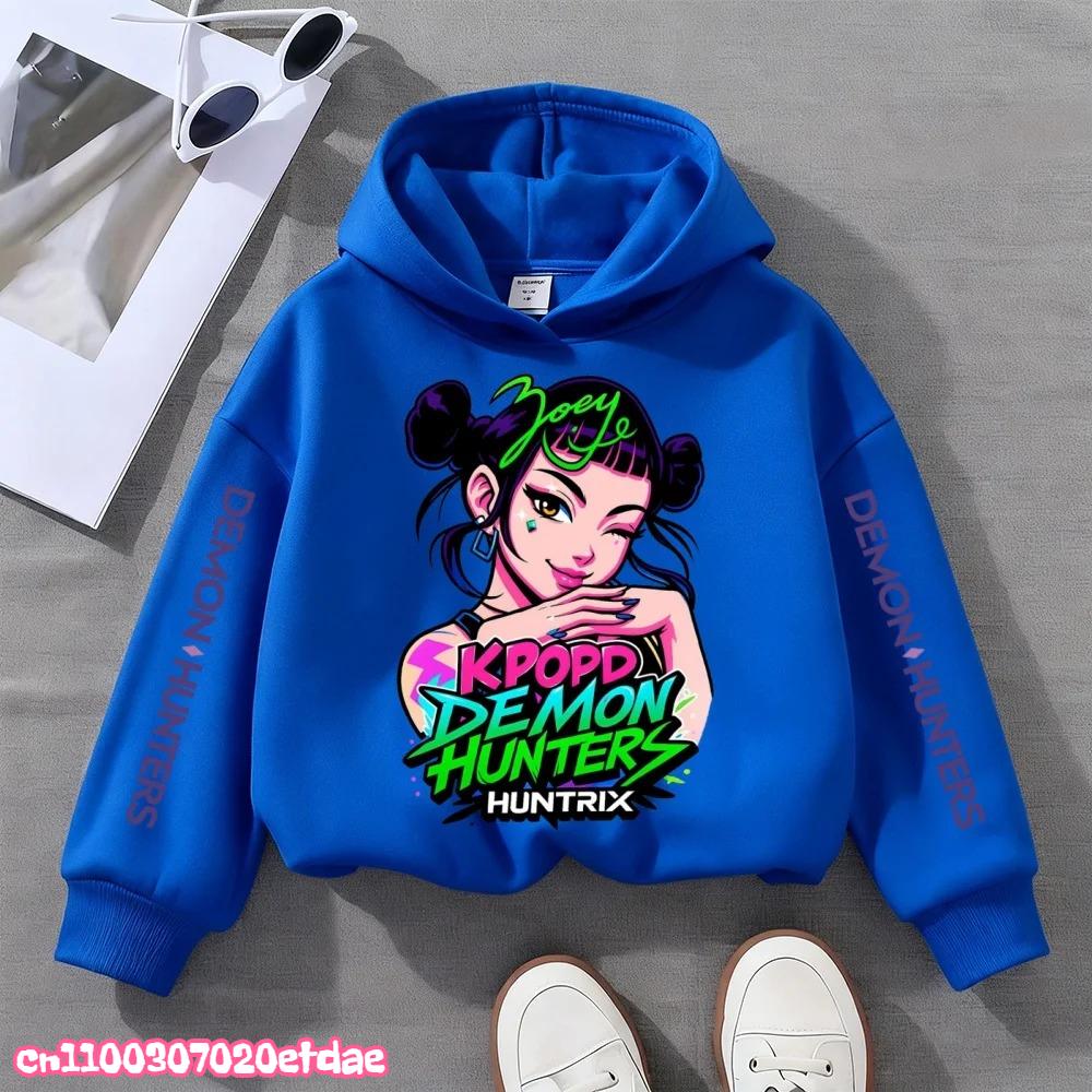 Hoodies Sweatshirts Girls Cartoon Girl Hooded Sweatshirt Children's Fashionable Casual Top Casual Girl's Clothing