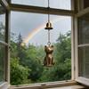 Retro Cat Wind Chime Handmade Cute Kitten Wind Chime Vintage Hanging Wind Chime for Garden Patio Porch Indoor Decor Cat Lover Gift Idea