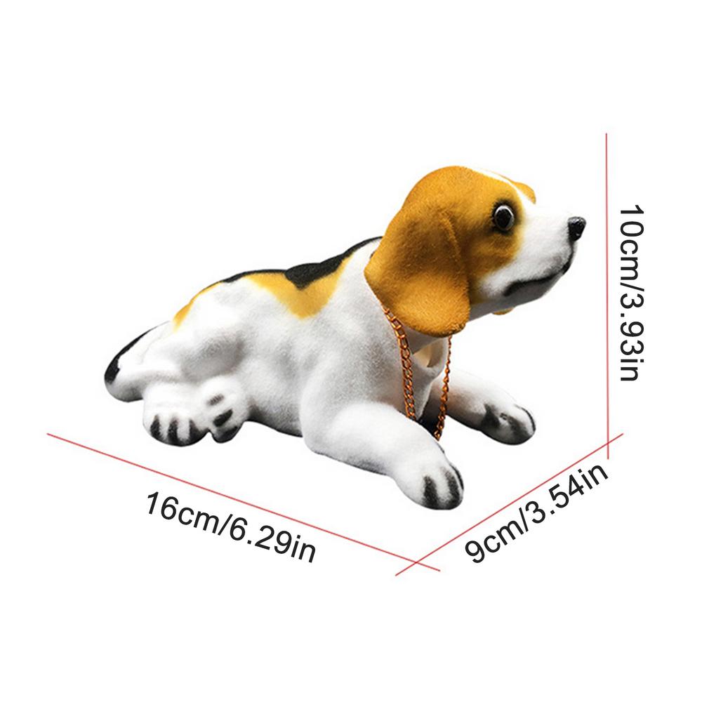 

Украшения на приборную панель собаки Кивающая головой фигурка щенка Скульптура Украшение для рабочего стола Креативное милое украшение на приборную панель автомобиля