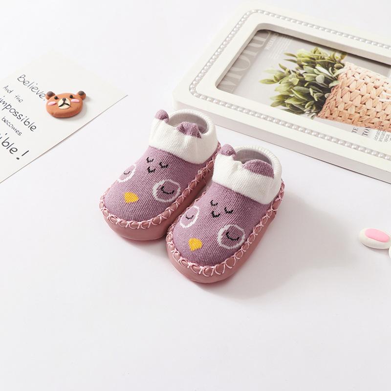 Baby Socks With Rubber Soles Animal Pattern Infant Foot Sock For Newborn Spring Kid Floor Socks Shoes Anti-Slip Soft Sole Sox