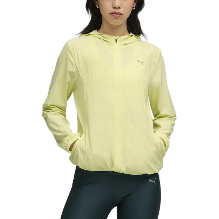 Puma Run Velocity Woven Quick-Dry Hooded Zip-Up Jacket Women jackets 527265-35