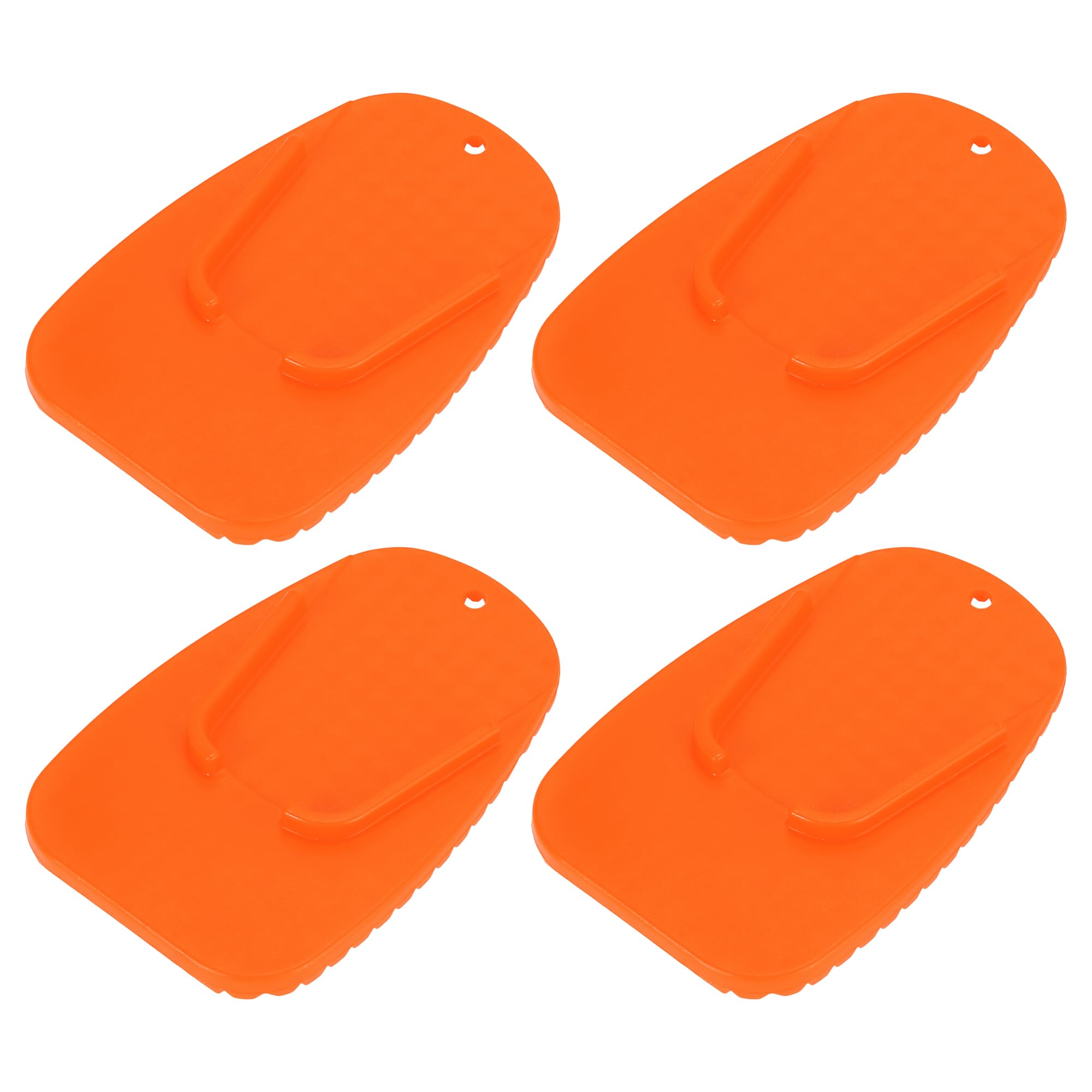 Motoforti Motorcycle Kickstand Pad Support Plate Pad Parking Sidestand Extension оранжевый