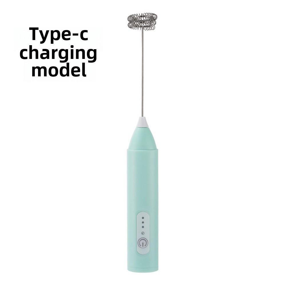 Kabelloser MINI Milchaufschäumer Elektrischer Handmixer Elektrischer Mini Kaffeebereiter Schneebesen Mixer mit USB für Cappuccino Creme