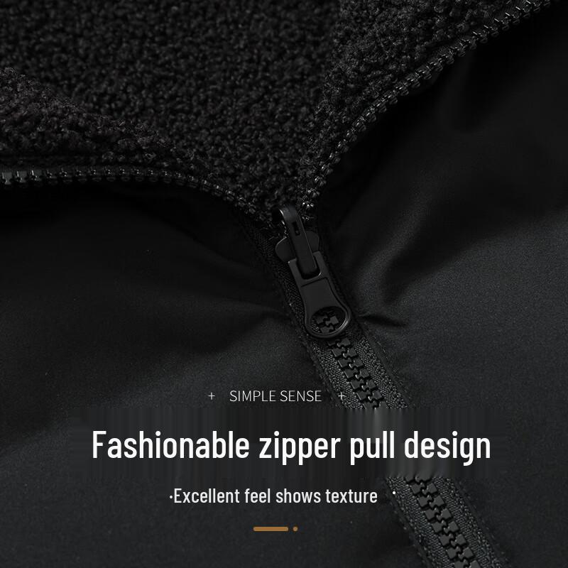 Xuezhongfei Unisex Reversible Fleece Down Vest