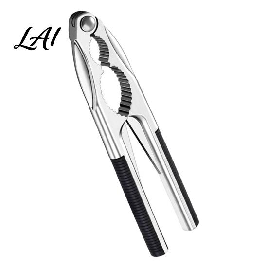 Heavy Duty Nutcracker Nut Crackers for All Nuts Pecan Durable Shelling Tool Walnuts Multi-purpose Seafood Shell Opener with Non-Slip Handle Hard