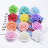 5/10/20Pieces 7CM Foam Teddy Bear of Roses Diy Gifts Box Wedding Car Home Decor Bridal Accessories Clearance Artificial Flowers