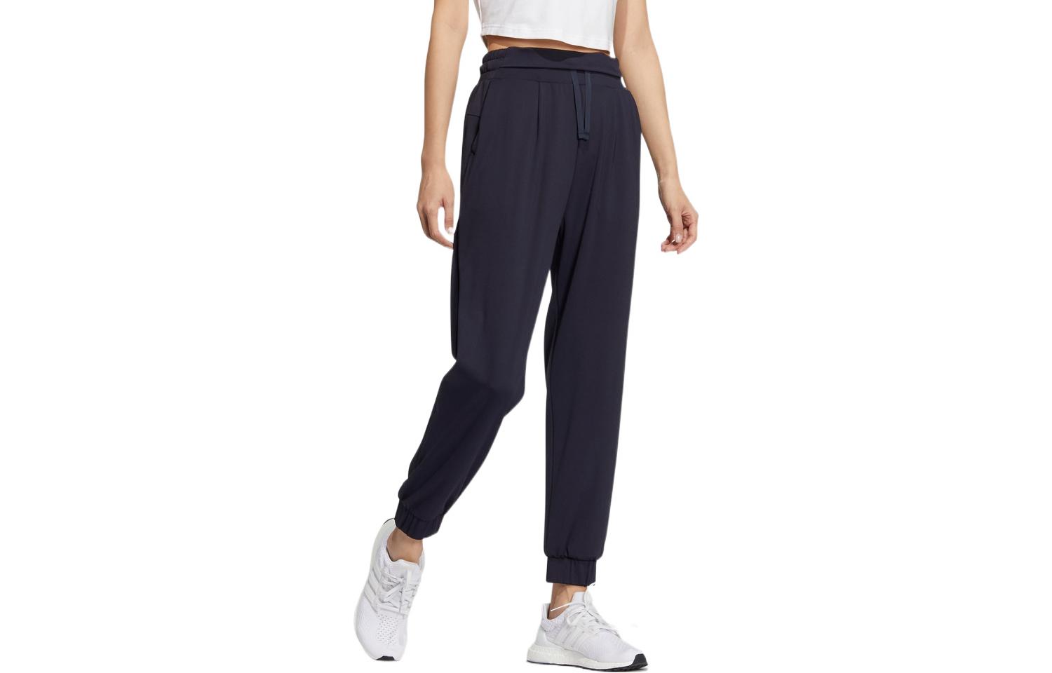 

Adidas Knitted Sweatpants Women s Legend Ink Moderate Cuffed Pants HR2591 XXL