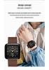 Sanda Square Men's & Women's Quartz Watch with Silicone Strap, Six Hands, Waterproof, Bar Markers, Fashionable Design