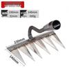 Dual-Use Reinforced Multi-Tooth Hoe and Rake for Soil Loosening and Weeding