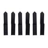 6 PCS Fence Post Repair Kit H Shaped Cold Rolled Steel Wooden Fence Post Repair for Repairing