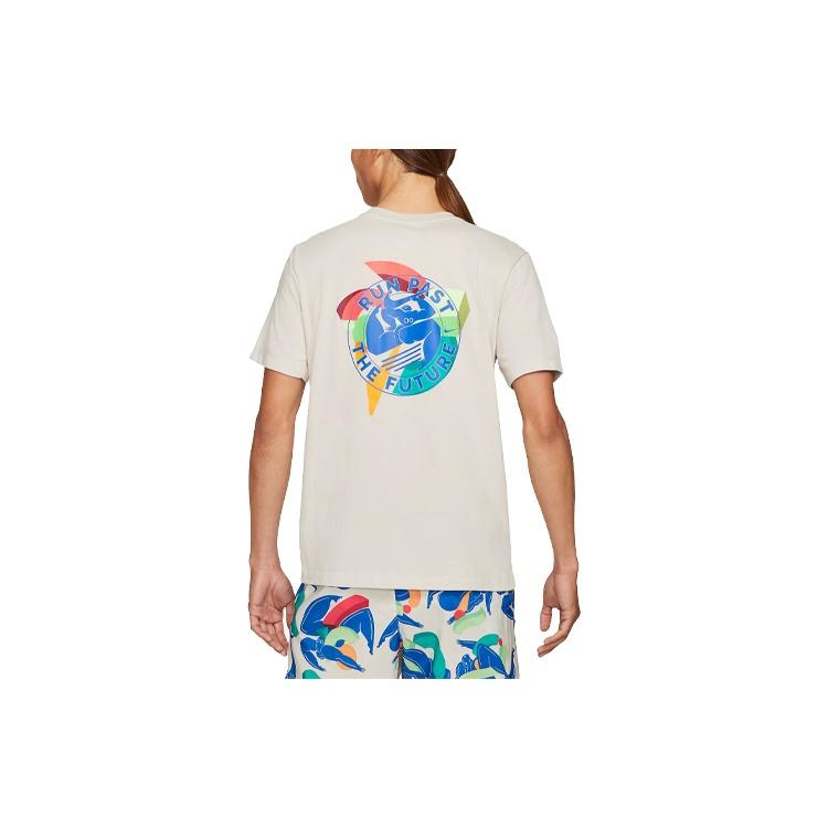 Nike x Kelly Anna London Crossover Pattern Printing Quick Dry Knit Short Sleeve Men s CZ9882-008 L