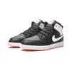 Air Jordan 1 Mid PS Black Arctic Punch Kids Sneakers White 640737-061