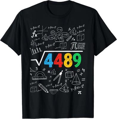 67 Meme Square Root 4489 Math Teacher Trend Unisex T-Shirt