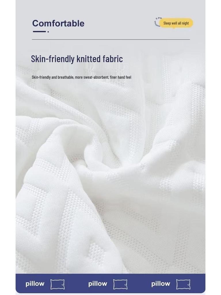 J5D Memory Foam Cervical Pillow: Durable, Washable, Non-Collapsing Neck Support for Home Use.