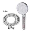 Adjustment 5-speed Water Filter Shower Head High Pressure Negative Ion Hard Water Softening Shower Head Set