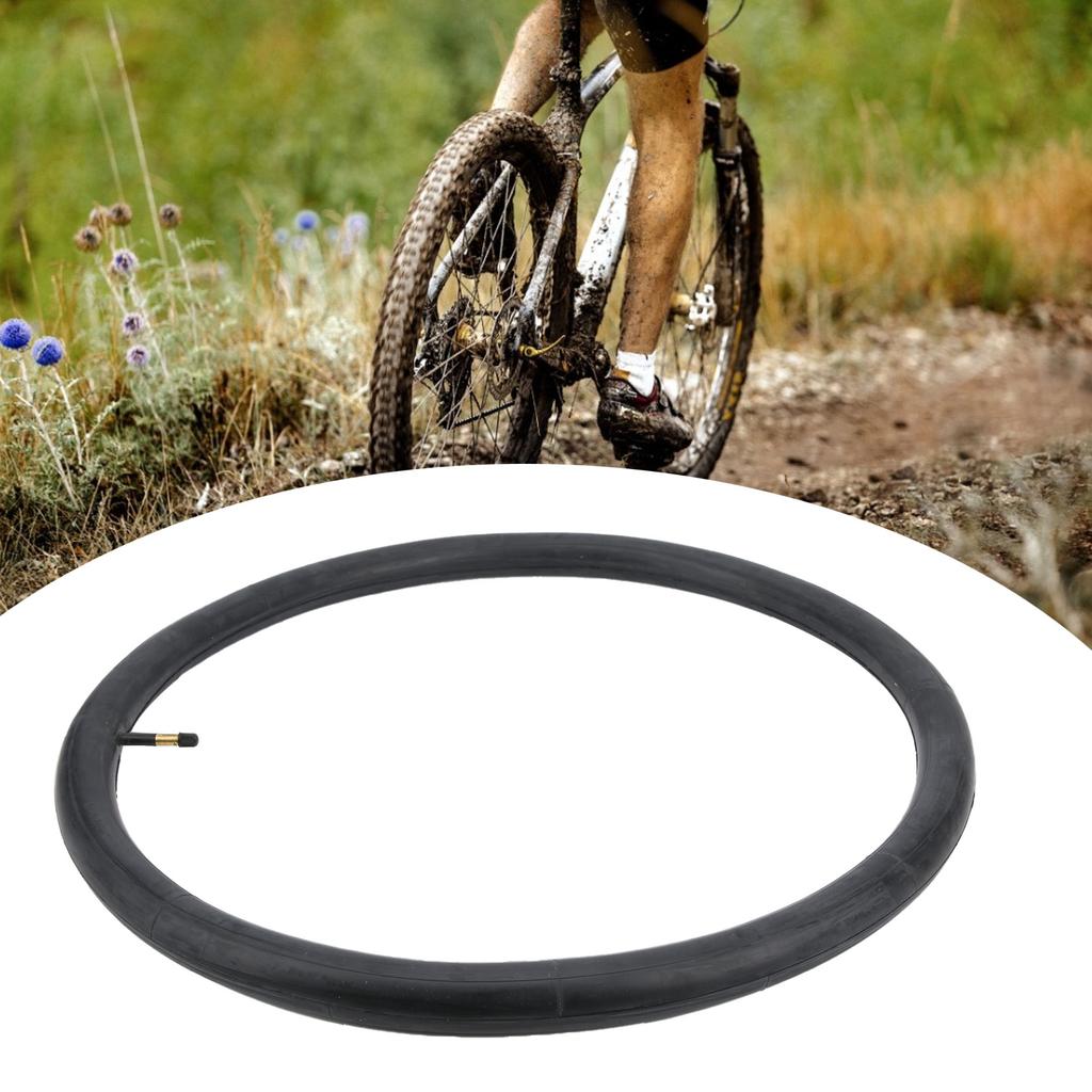 Bike Inner Tubes with 48mm Schrader Valve Durable Butyl Rubber Inner Tubes for Mountain