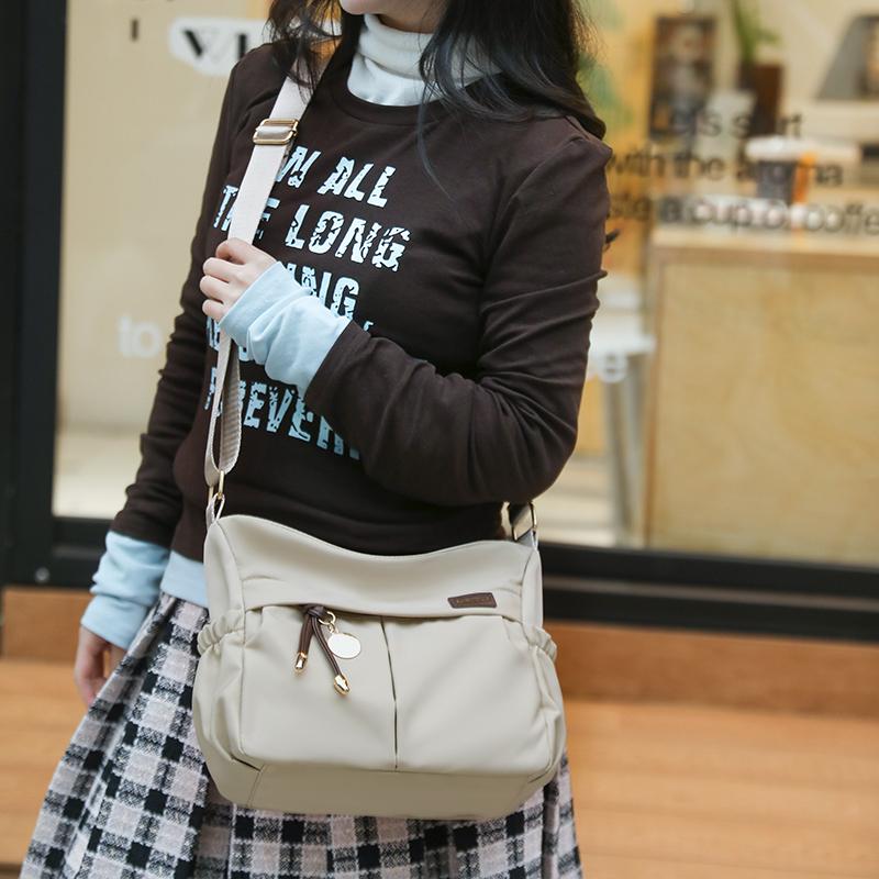 Große Kapazität Schultertasche Damen Wasserdichte Nylon Umhängetasche