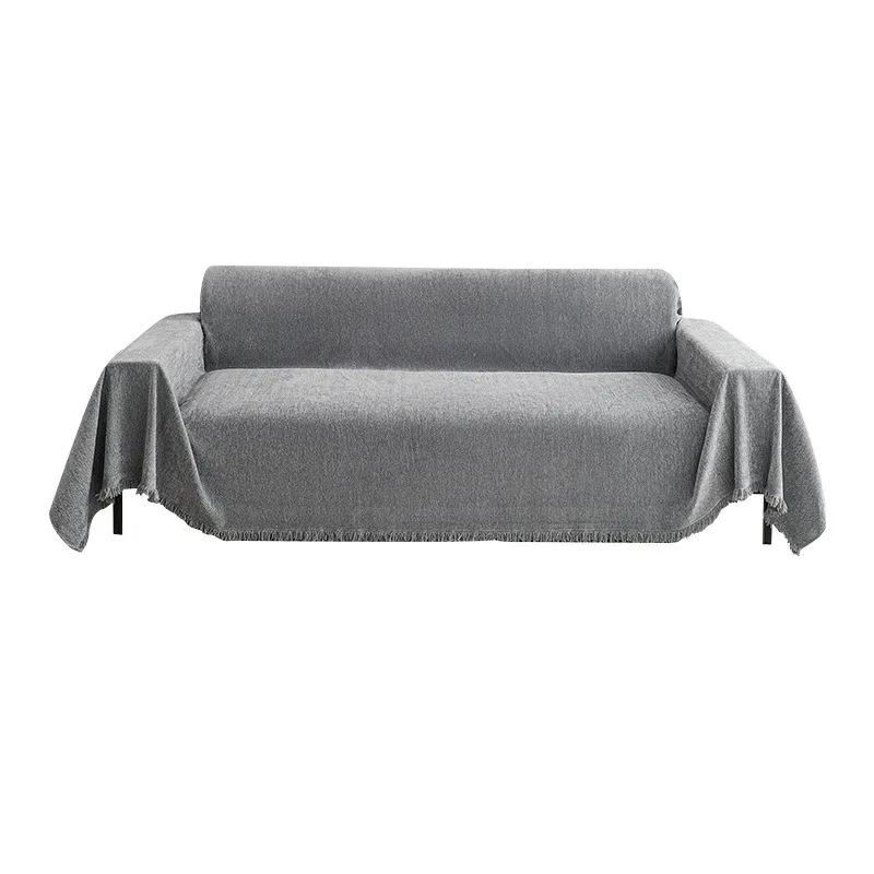 New Waterproof Anti Cat Scratch Leather Sofa Furniture Cover Cream Sofa Cover Textile Towel Four Seasons Cover Universal Total Cover