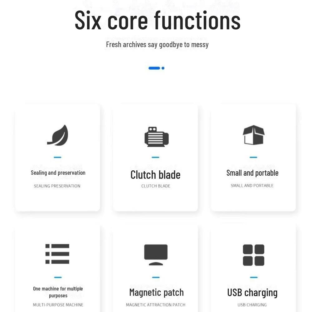 Portable Dual-Purpose Snack Sealing and Bag Opening Machine for Food Preservation