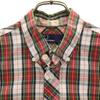 Fred Perry Check Pattern Long Sleeve Button Down Shirt S Red Men's Used