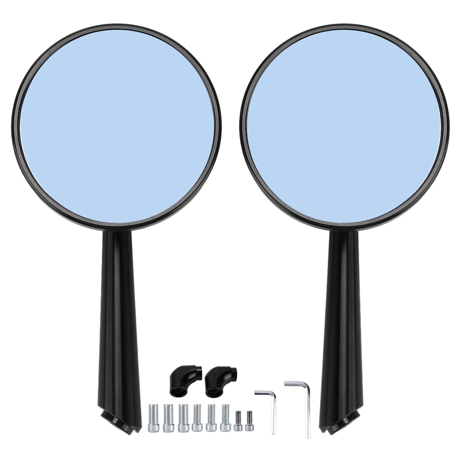 Retro Rr View Mirror CNC Aluminum Alloy   for Motorcycle 8mm 10mm Mounting Size