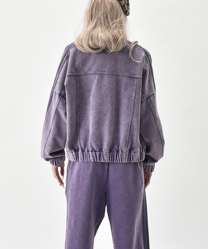 REEMNIK Pigment High-Neck Zip-Up Jacket [2 Colors]