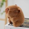 Cute Capybara Keychain Plush Bag Charm Accessory Adorable Stuffed Doll Keyring
