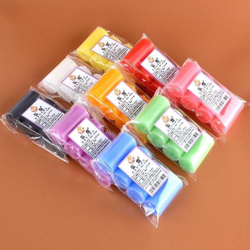 Colorful Macaron Short Cylindrical Black & Purple Unscented Candle for Home & Event Decor