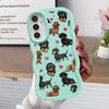 Case for Samsung Galaxy A15 A14 A21s A13 A16 A12 A11 A52 Soft Phone Cover A33 A53 A22 A05 A06 A23 A04 A03 Interesting Dachshunds